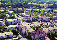 Железногорск с высоты птичьего полета, 1990-е годы